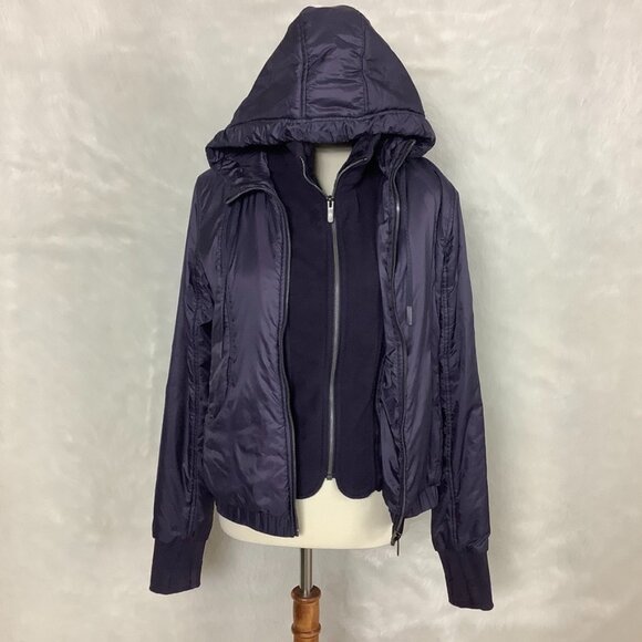 Lululemon W4AKKS Scuba Hoodie Jacket Glyde Boysenberry Purple 8 - Picture 1 of 9